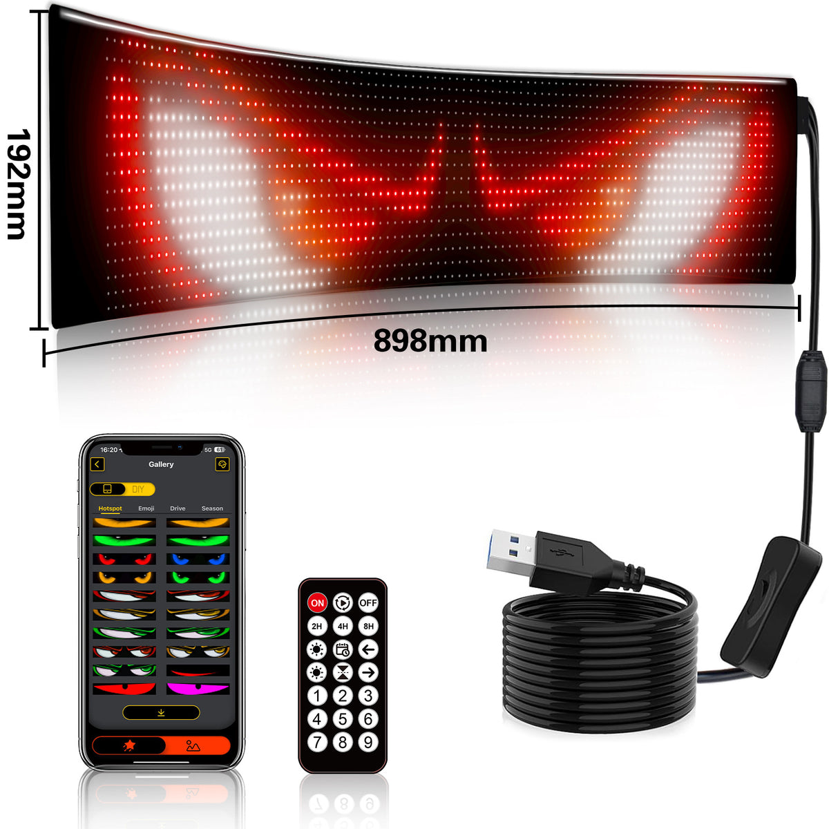 DrivePixel™ Funny Car LED Display